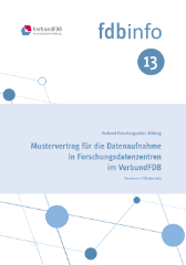 [Translate to English:] Deckblatt fdbinfo Nr. 13
